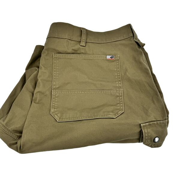 Duluth 40 Grit Shorts Mens 44 (45x11) Cargo Standard Fit Utility Khaki Tan - Picture 1 of 6